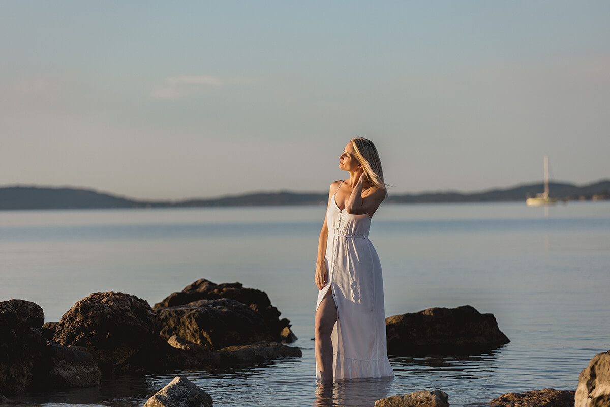 Portrait de femme lors d’une séance photo à La Valette-du-Var